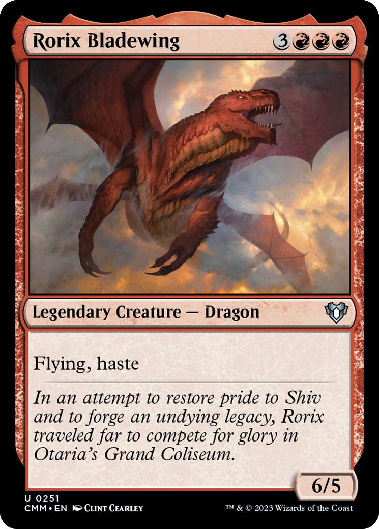 Rorix Bladewing (CMM-251) - Commander Masters - Premium MTG Single from Wizards of the Coast - Just $0.08! Shop now at Game Crave Tournament Store