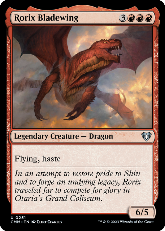 Rorix Bladewing (CMM-251) - Commander Masters - Premium MTG Single from Wizards of the Coast - Just $0.08! Shop now at Game Crave Tournament Store