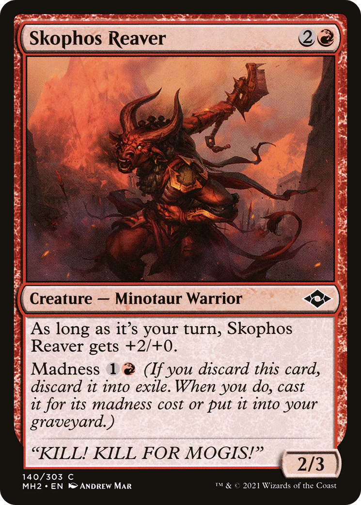 Skophos Reaver (MH2-140) - Modern Horizons 2 Foil - Premium MTG Single from Wizards of the Coast - Just $0.08! Shop now at Game Crave Tournament Store