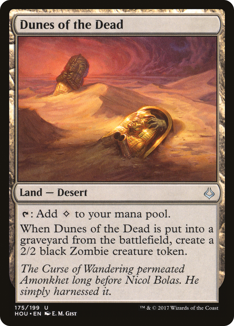Dunes of the Dead (HOU-175) - Hour of Devastation - Premium MTG Single from Wizards of the Coast - Just $0.08! Shop now at Game Crave Tournament Store
