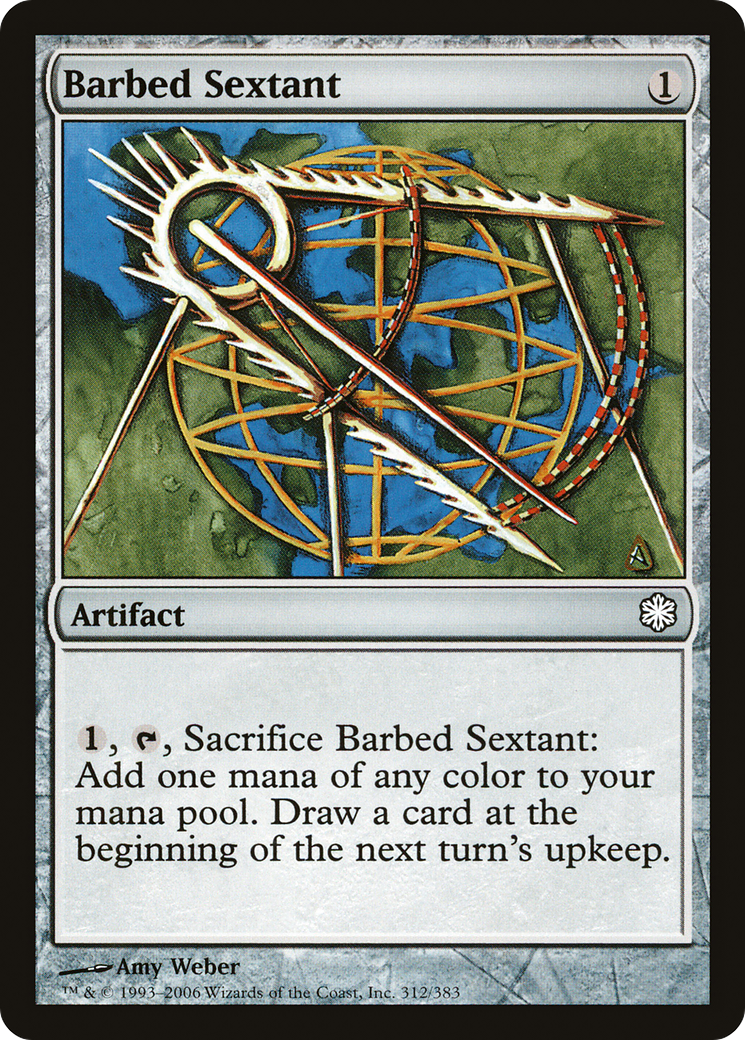Barbed Sextant (CST-312) - Coldsnap Theme Decks - Premium MTG Single from Wizards of the Coast - Just $0.08! Shop now at Game Crave Tournament Store