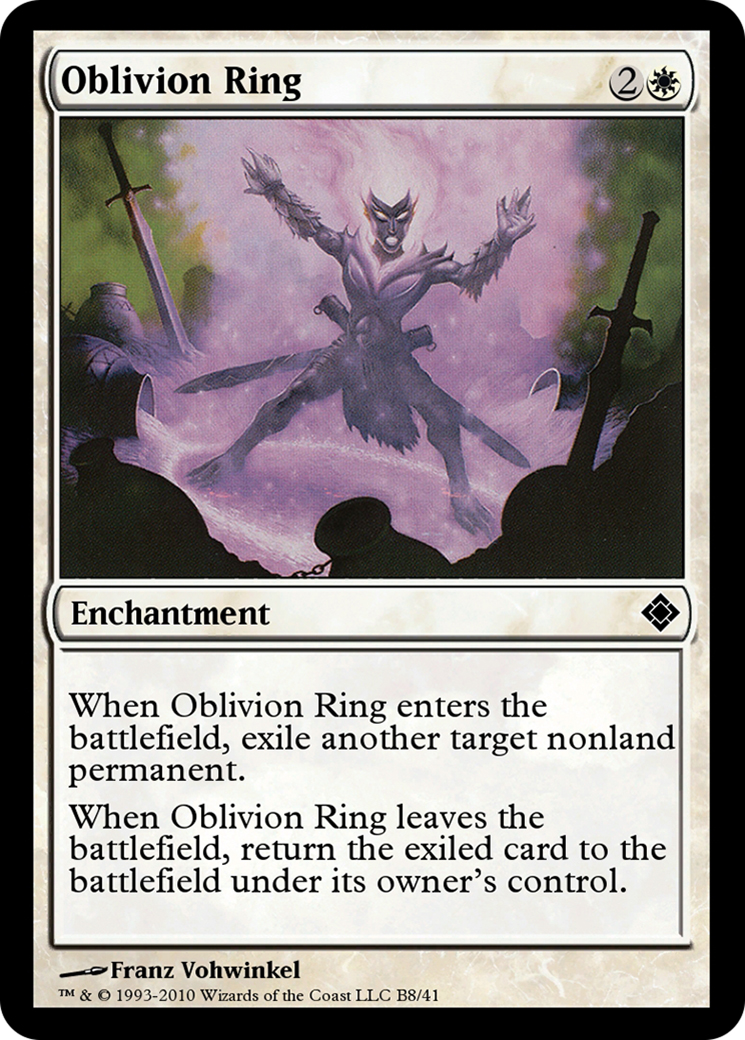 Oblivion Ring (TD0-0B8) - Magic Online Theme Decks - Premium MTG Single from Wizards of the Coast - Just $0! Shop now at Game Crave Tournament Store