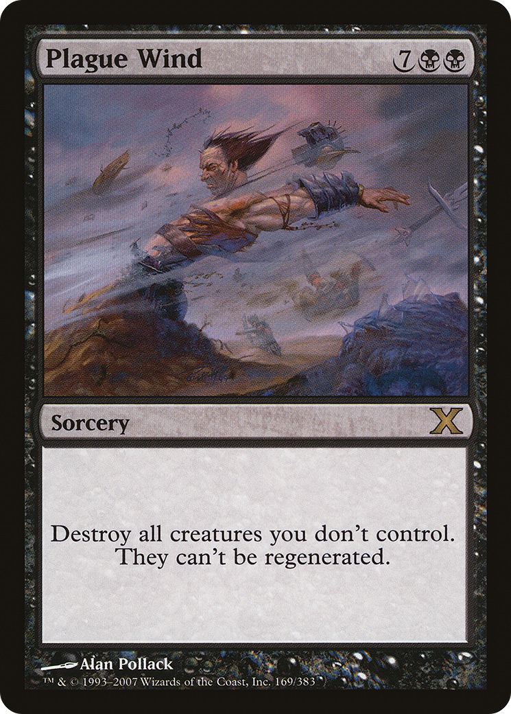 Plague Wind (10E-169) - Tenth Edition - Premium MTG Single from Wizards of the Coast - Just $0.59! Shop now at Game Crave Tournament Store