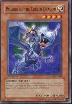 Paladin of the Cursed Dragon (SDZW-EN003) - Structure Deck: Zombie World 1st Edition - Premium Yugioh Single from Konami - Just $0.29! Shop now at Game Crave Tournament Store