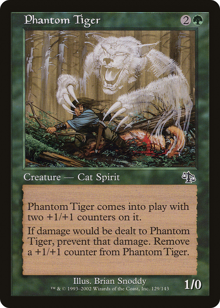 Phantom Tiger (JUD-129) - Judgment - Premium MTG Single from Wizards of the Coast - Just $0.08! Shop now at Game Crave Tournament Store