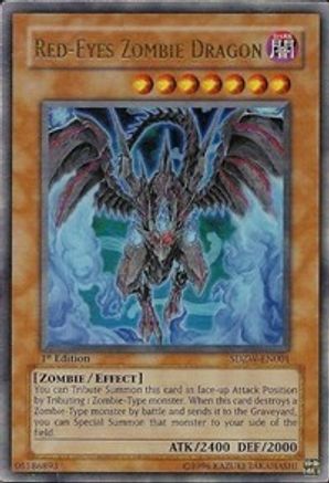 Red-Eyes Zombie Dragon (SDZW-EN001) - Structure Deck: Zombie World 1st Edition - Premium Yugioh Single from Konami - Just $1.12! Shop now at Game Crave Tournament Store