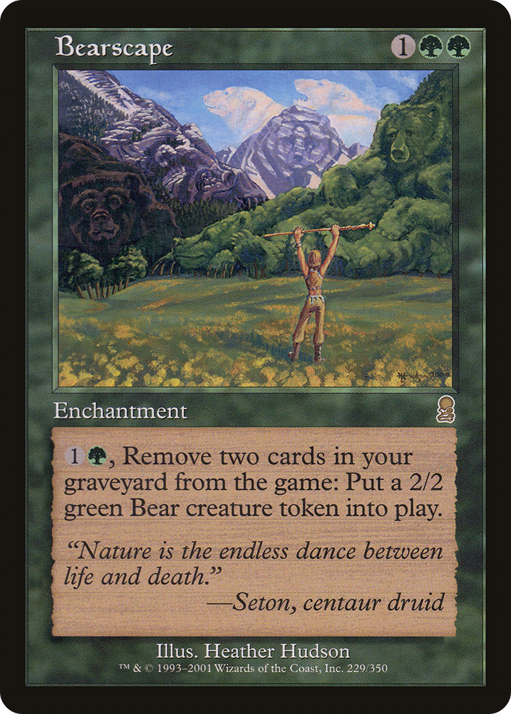 Bearscape (ODY-229) - Odyssey - Premium MTG Single from Wizards of the Coast - Just $1.14! Shop now at Game Crave Tournament Store