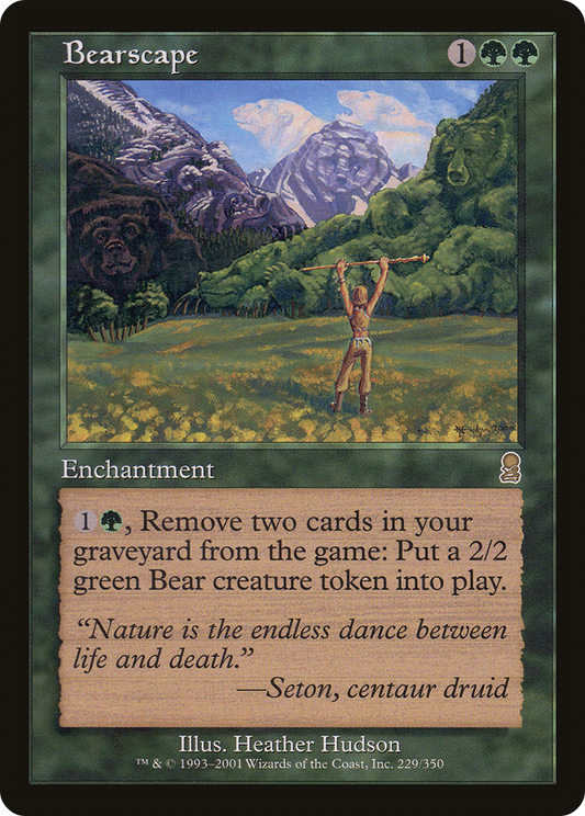 Bearscape (ODY-229) - Odyssey - Premium MTG Single from Wizards of the Coast - Just $1.14! Shop now at Game Crave Tournament Store