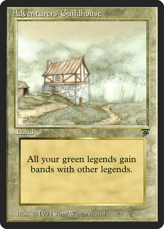 Adventurers' Guildhouse (LEG-300) - Legends - Premium MTG Single from Wizards of the Coast - Just $1.79! Shop now at Game Crave Tournament Store