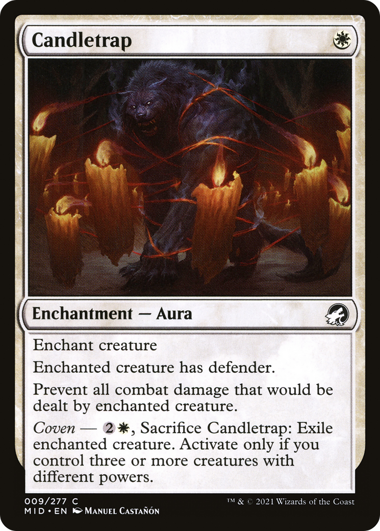 Candletrap (MID-009) - Innistrad: Midnight Hunt - Premium MTG Single from Wizards of the Coast - Just $0.08! Shop now at Game Crave Tournament Store