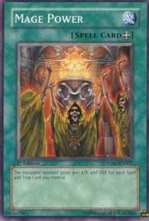 Mage Power (SDSC-EN027) - Structure Deck: Spellcaster's Command Unlimited - Premium Yugioh Single from Konami - Just $0.25! Shop now at Game Crave Tournament Store