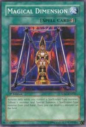 Magical Dimension (SDSC-EN032) - Structure Deck: Spellcaster's Command 1st Edition - Premium Yugioh Single from Konami - Just $0.25! Shop now at Game Crave Tournament Store