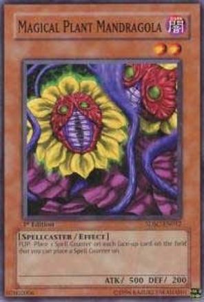 Magical Plant Mandragola (SDSC-EN012) - Structure Deck: Spellcaster's Command Unlimited - Premium Yugioh Single from Konami - Just $0.25! Shop now at Game Crave Tournament Store