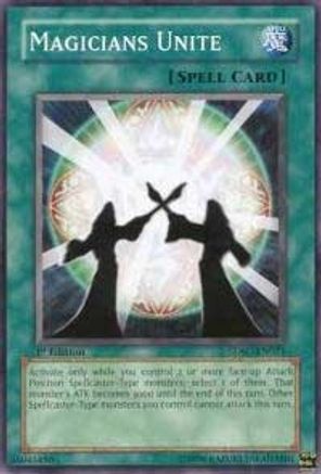 Magicians Unite (SDSC-EN021) - Structure Deck: Spellcaster's Command Unlimited - Premium Yugioh Single from Konami - Just $0.25! Shop now at Game Crave Tournament Store
