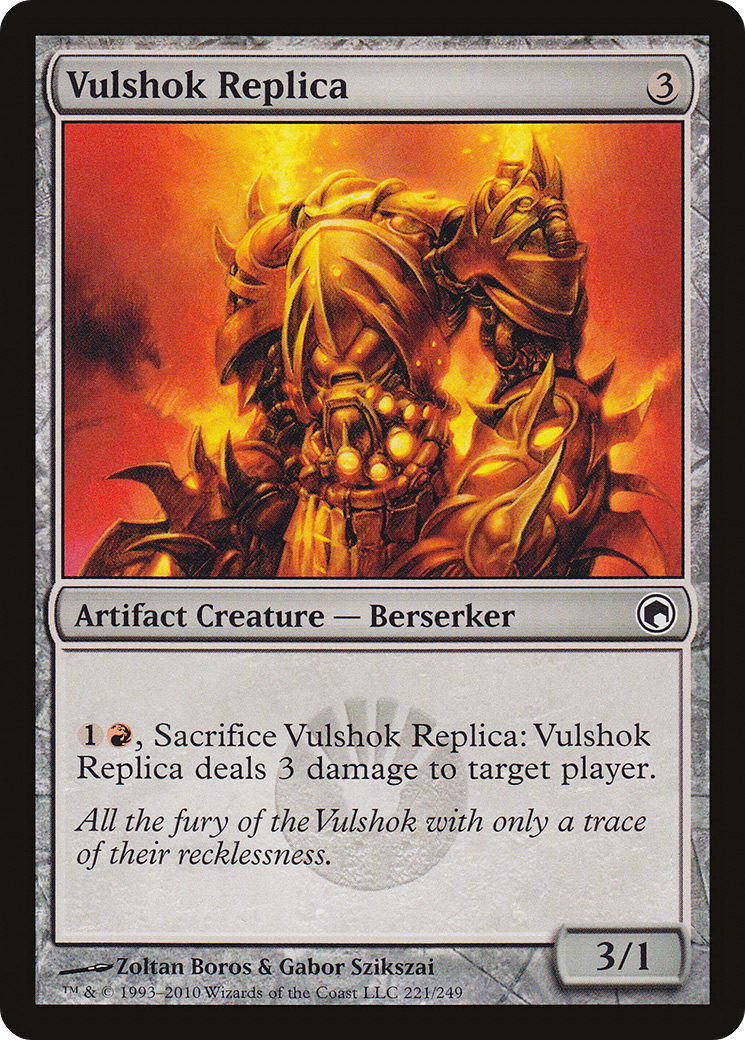 Vulshok Replica (SOM-221) - Scars of Mirrodin - Premium MTG Single from Wizards of the Coast - Just $0.08! Shop now at Game Crave Tournament Store