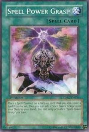 Spell Power Grasp (SDSC-EN020) - Structure Deck: Spellcaster's Command 1st Edition - Premium Yugioh Single from Konami - Just $0.25! Shop now at Game Crave Tournament Store