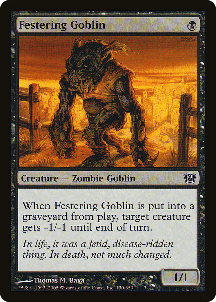 Festering Goblin (9ED-130★) - Ninth Edition Foil - Premium MTG Single from Wizards of the Coast - Just $0.14! Shop now at Game Crave Tournament Store