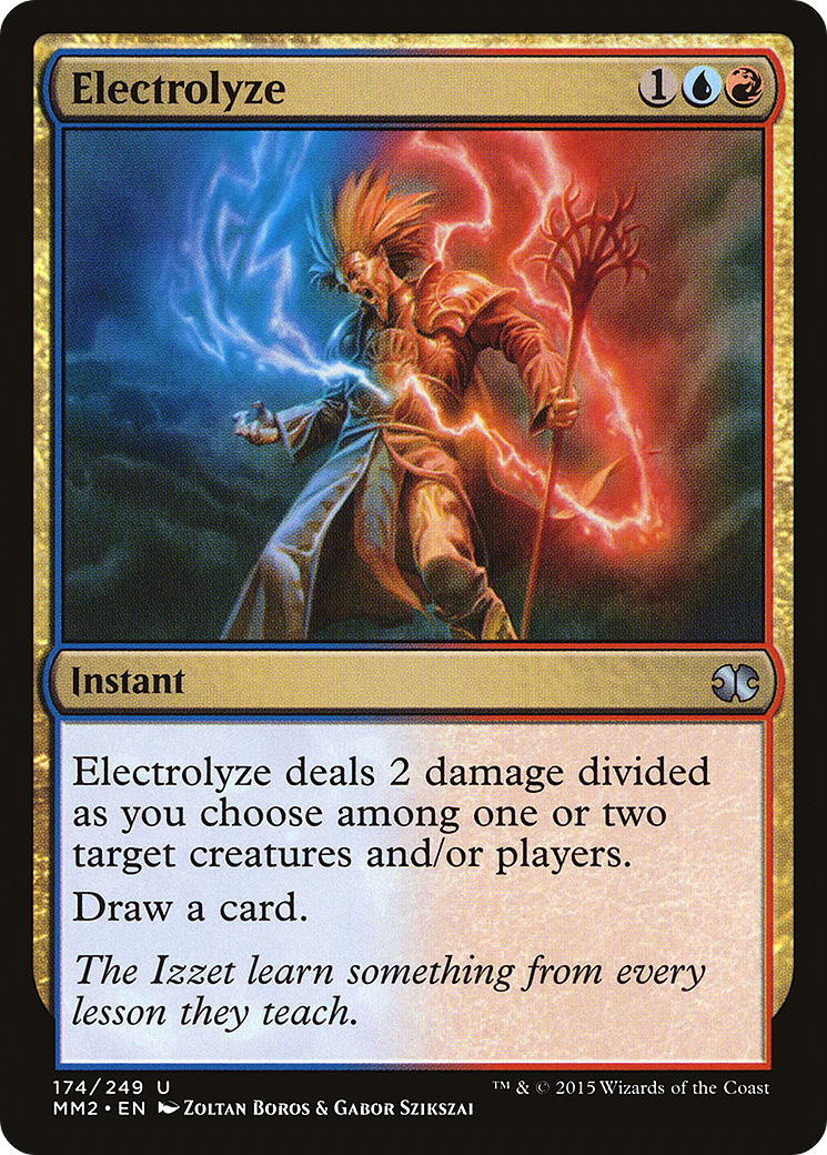 Electrolyze (MM2-174) - Modern Masters 2015 - Premium MTG Single from Wizards of the Coast - Just $0.08! Shop now at Game Crave Tournament Store