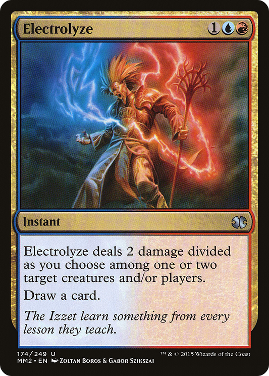 Electrolyze (MM2-174) - Modern Masters 2015 Foil - Premium MTG Single from Wizards of the Coast - Just $0.08! Shop now at Game Crave Tournament Store