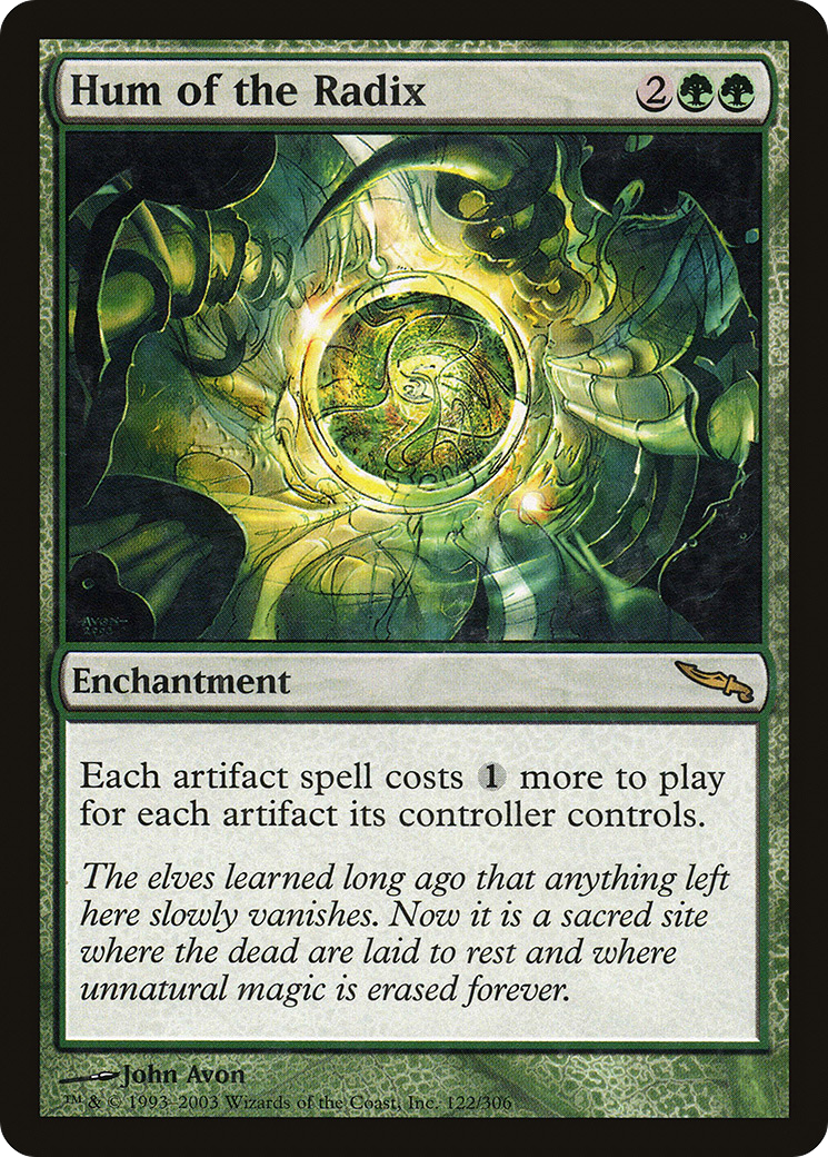 Hum of the Radix (MRD-122) - Mirrodin Foil - Premium MTG Single from Wizards of the Coast - Just $1.70! Shop now at Game Crave Tournament Store