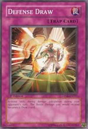 Defense Draw (DP08-EN023) - Duelist Pack 8: Yusei Fudo Unlimited - Premium Yugioh Single from Konami - Just $1.07! Shop now at Game Crave Tournament Store