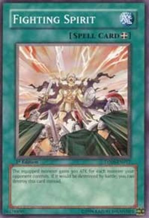 Fighting Spirit (DP08-EN017) - Duelist Pack 8: Yusei Fudo 1st Edition - Premium Yugioh Single from Konami - Just $0.25! Shop now at Game Crave Tournament Store