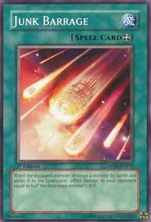 Junk Barrage (DP08-EN019) - Duelist Pack 8: Yusei Fudo Unlimited - Premium Yugioh Single from Konami - Just $0.25! Shop now at Game Crave Tournament Store