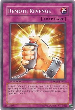 Remote Revenge (DP08-EN024) - Duelist Pack 8: Yusei Fudo 1st Edition - Premium Yugioh Single from Konami - Just $0.25! Shop now at Game Crave Tournament Store