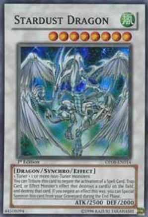 Stardust Dragon (DP08-EN014) - Duelist Pack 8: Yusei Fudo Unlimited - Premium Yugioh Single from Konami - Just $3.20! Shop now at Game Crave Tournament Store