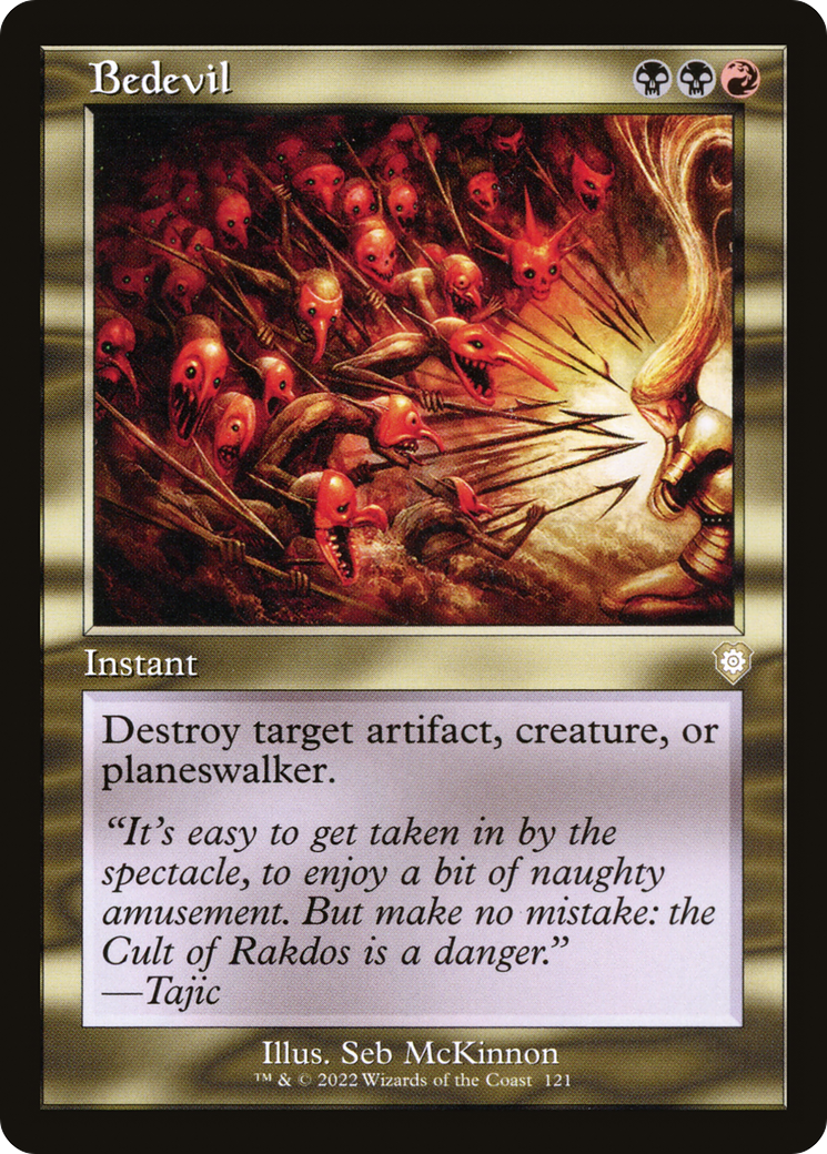 Bedevil (BRC-121) - The Brothers' War Commander - Premium MTG Single from Wizards of the Coast - Just $0.18! Shop now at Game Crave Tournament Store