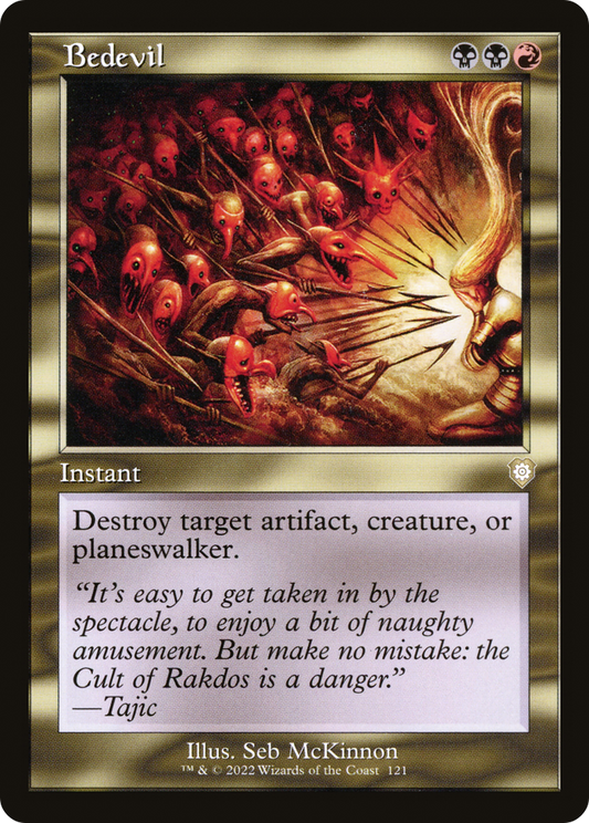 Bedevil (BRC-121) - The Brothers' War Commander - Premium MTG Single from Wizards of the Coast - Just $0.18! Shop now at Game Crave Tournament Store