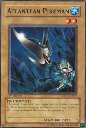 Atlantean Pikeman (5DS1-EN009) - 5D's 2008 Starter Deck Unlimited - Premium Yugioh Single from Konami - Just $0.25! Shop now at Game Crave Tournament Store