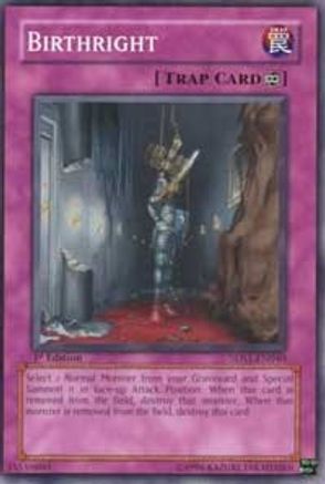 Birthright (5DS1-EN040) - 5D's 2008 Starter Deck Unlimited - Premium Yugioh Single from Konami - Just $0.25! Shop now at Game Crave Tournament Store