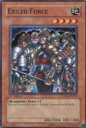 Exiled Force (5DS1-EN019) - 5D's 2008 Starter Deck 1st Edition - Premium Yugioh Single from Konami - Just $0.29! Shop now at Game Crave Tournament Store