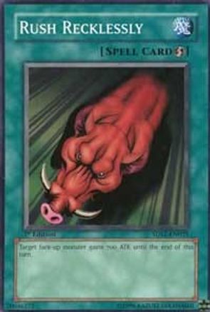 Rush Recklessly (5DS1-EN025) - 5D's 2008 Starter Deck 1st Edition - Premium Yugioh Single from Konami - Just $0.24! Shop now at Game Crave Tournament Store