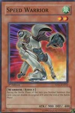 Speed Warrior (5DS1-EN012) - 5D's 2008 Starter Deck 1st Edition - Premium Yugioh Single from Konami - Just $0.41! Shop now at Game Crave Tournament Store
