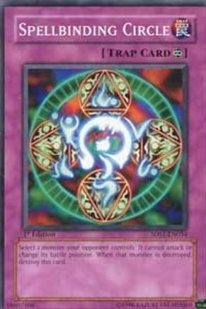 Spellbinding Circle (5DS1-EN034) - 5D's 2008 Starter Deck 1st Edition - Premium Yugioh Single from Konami - Just $0.25! Shop now at Game Crave Tournament Store