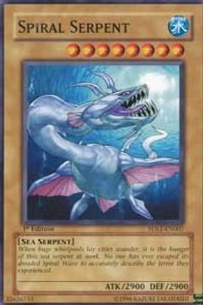 Spiral Serpent (5DS1-EN007) - 5D's 2008 Starter Deck Unlimited - Premium Yugioh Single from Konami - Just $0.26! Shop now at Game Crave Tournament Store