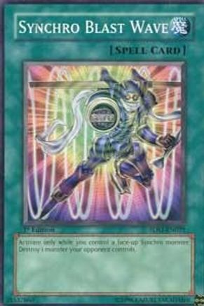 Synchro Blast Wave (5DS1-EN021) - 5D's 2008 Starter Deck Unlimited - Premium Yugioh Single from Konami - Just $0.25! Shop now at Game Crave Tournament Store