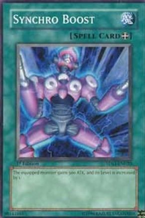 Synchro Boost (5DS1-EN020) - 5D's 2008 Starter Deck Unlimited - Premium Yugioh Single from Konami - Just $0.25! Shop now at Game Crave Tournament Store