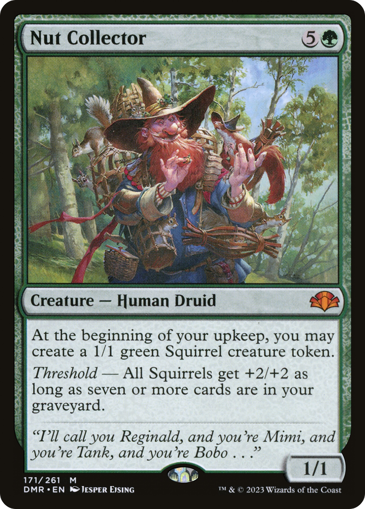 Nut Collector (DMR-171) - Dominaria Remastered Foil - Premium MTG Single from Wizards of the Coast - Just $1.01! Shop now at Game Crave Tournament Store