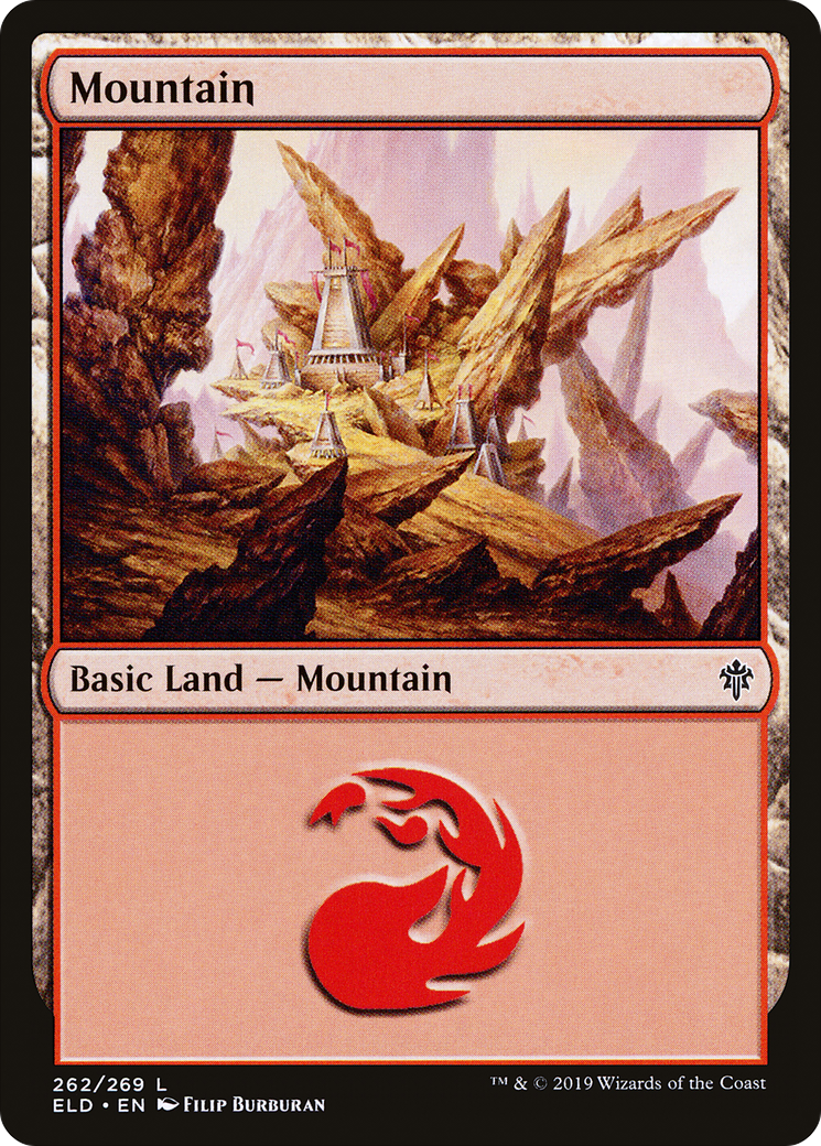Mountain (ELD-262) - Throne of Eldraine - Premium MTG Single from Wizards of the Coast - Just $0.08! Shop now at Game Crave Tournament Store