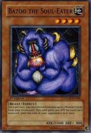 Bazoo the Soul-Eater (SDDE-EN008) - Structure Deck: The Dark Emperor 1st Edition - Premium Yugioh Single from Konami - Just $0.25! Shop now at Game Crave Tournament Store