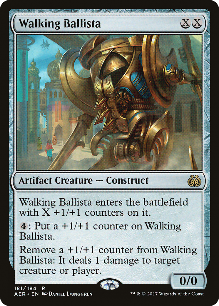 Walking Ballista (AER-181) - Aether Revolt Foil - Premium MTG Single from Wizards of the Coast - Just $3.88! Shop now at Game Crave Tournament Store
