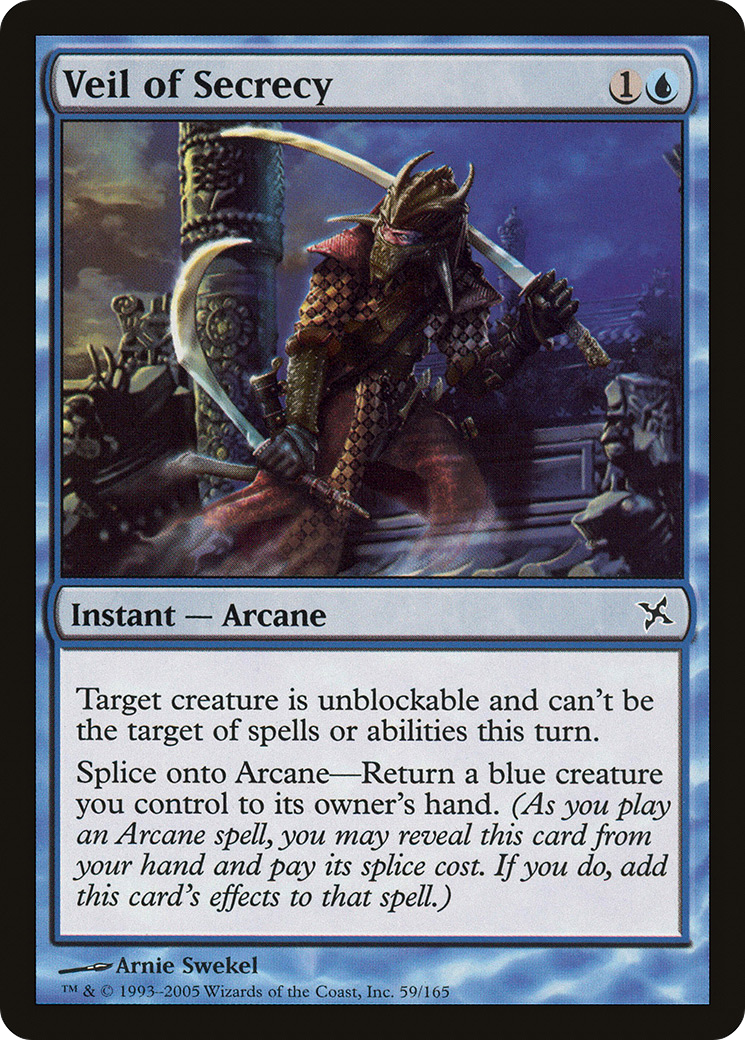 Veil of Secrecy (BOK-059) - Betrayers of Kamigawa - Premium MTG Single from Wizards of the Coast - Just $0.08! Shop now at Game Crave Tournament Store