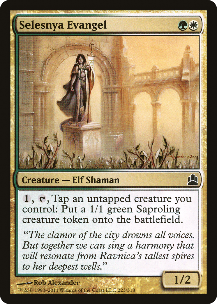 Selesnya Evangel (CMD-223) - Commander 2011 - Premium MTG Single from Wizards of the Coast - Just $0.08! Shop now at Game Crave Tournament Store