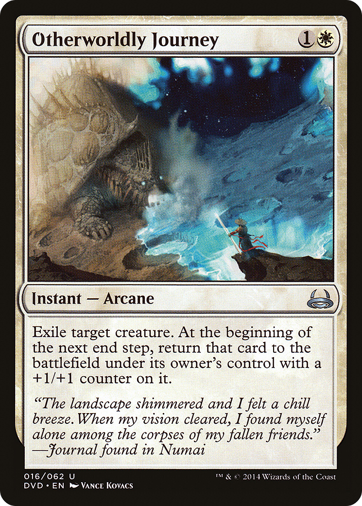 Otherworldly Journey (DVD-016) - Duel Decks Anthology: Divine vs. Demonic - Premium MTG Single from Wizards of the Coast - Just $0.08! Shop now at Game Crave Tournament Store