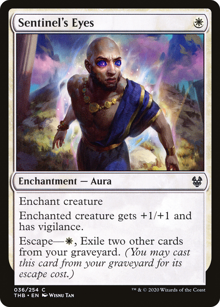 Sentinel's Eyes (THB-036) - Theros Beyond Death Foil - Premium MTG Single from Wizards of the Coast - Just $0.09! Shop now at Game Crave Tournament Store