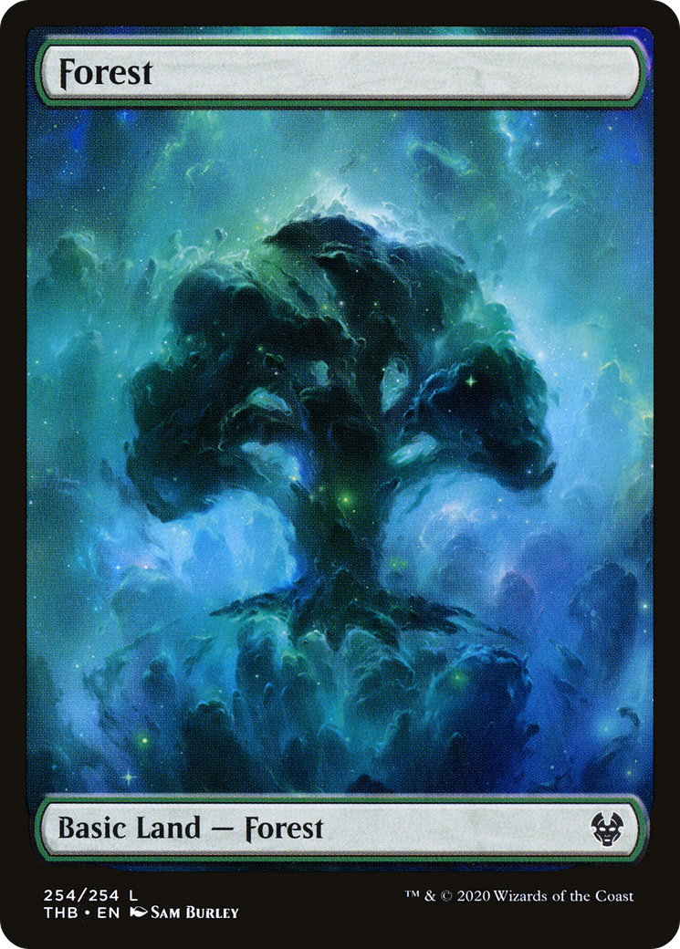 Forest (THB-254) - Theros Beyond Death Foil - Premium MTG Single from Wizards of the Coast - Just $0.45! Shop now at Game Crave Tournament Store