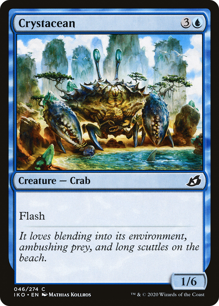 Crystacean (IKO-046) - Ikoria: Lair of Behemoths - Premium MTG Single from Wizards of the Coast - Just $0.08! Shop now at Game Crave Tournament Store